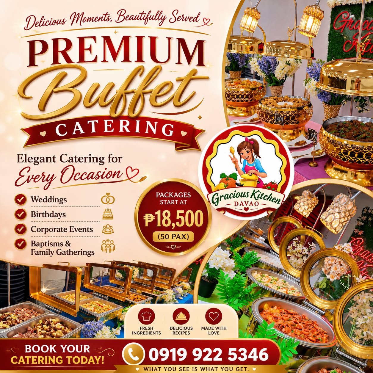 Gracious Kitchen Davao Facebook ad