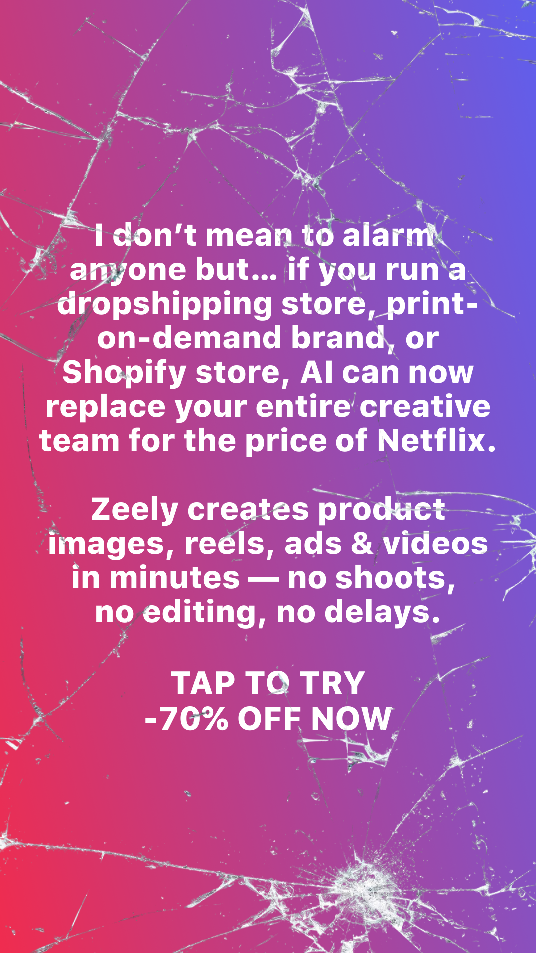 Zeely Facebook ad