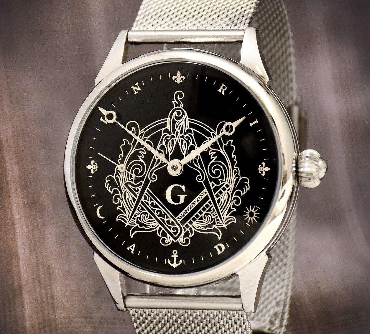 Roman Miller Watch Facebook ad: Roman Miller - Masonic Hidden Symbols, 1 year of Warranty…