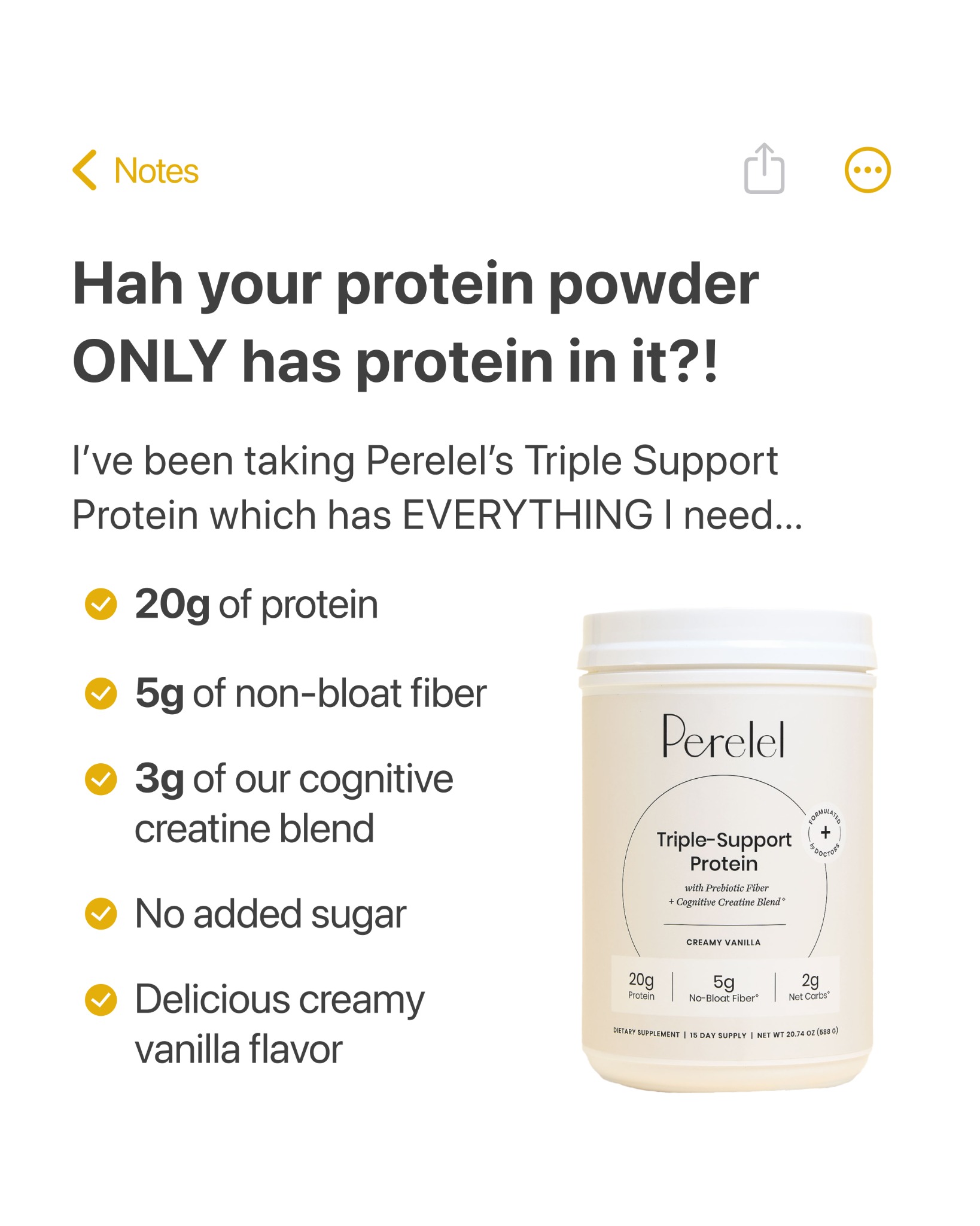 Perelel Facebook ad