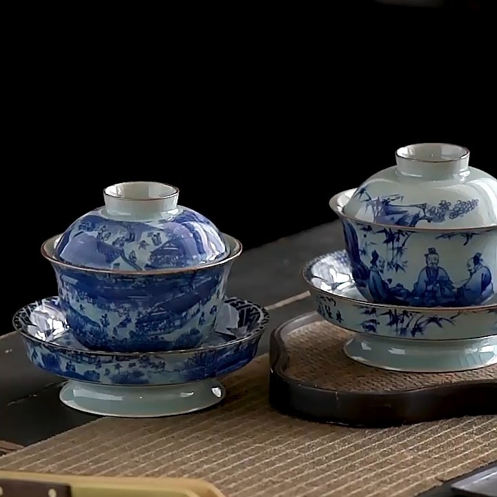 Umi Tea Sets Facebook ad: Inspired by the timeless masterpiece Along the River…