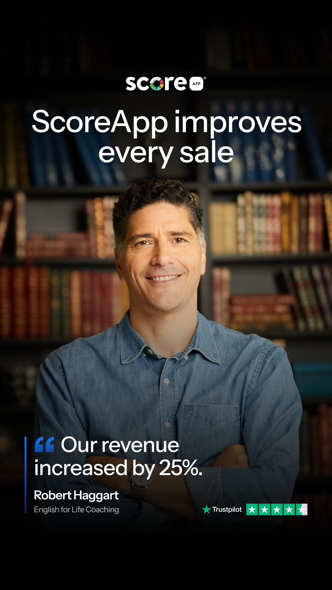 ScoreApp Facebook ad: Sign up now