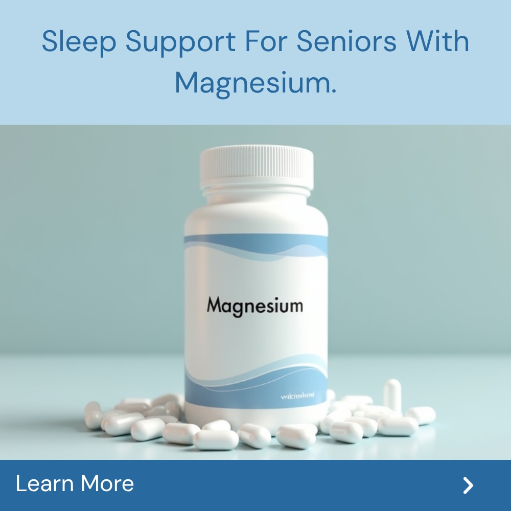Vault Ideas Alpha Facebook ad: Magnesium For Sleep In Seniors.