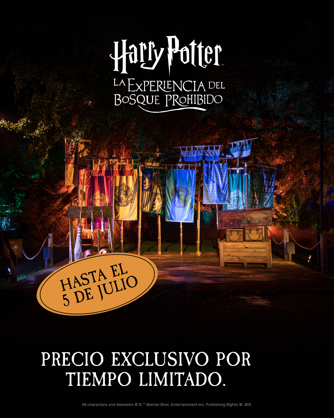 Harry Potter: A Forbidden Forest Experience Facebook ad