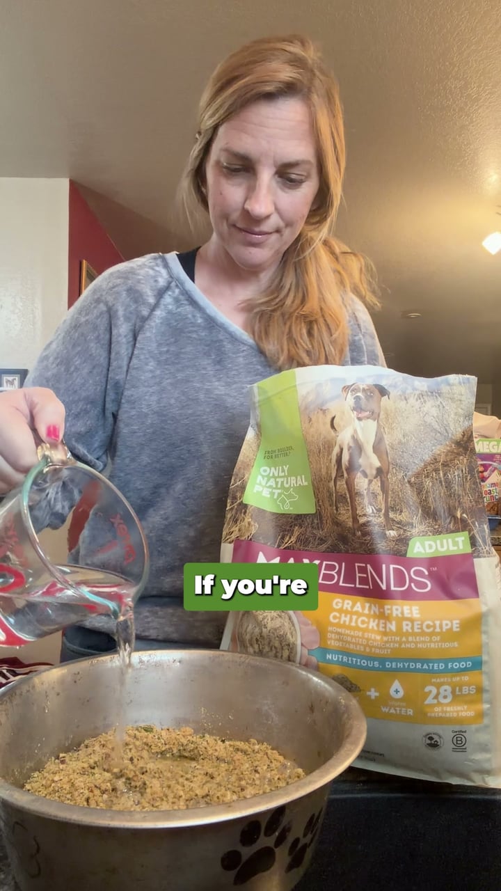 Only Natural Pet Facebook ad: Real Food. Now 50% Off.