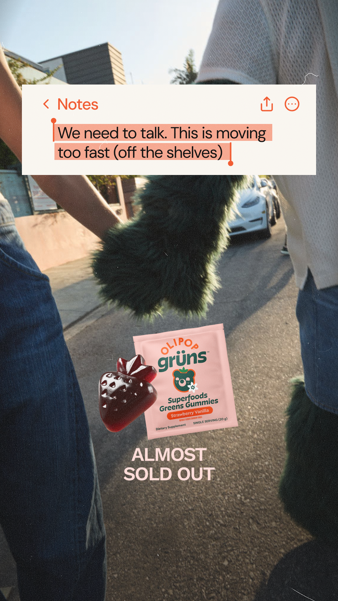 Grüns Facebook ad