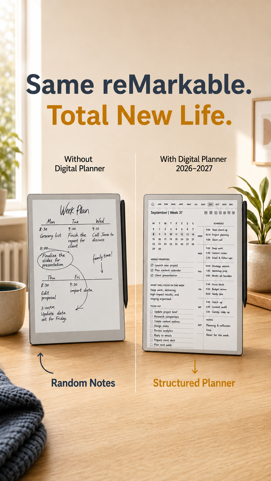A2digitalstore Facebook ad: Your Next Step, Organized