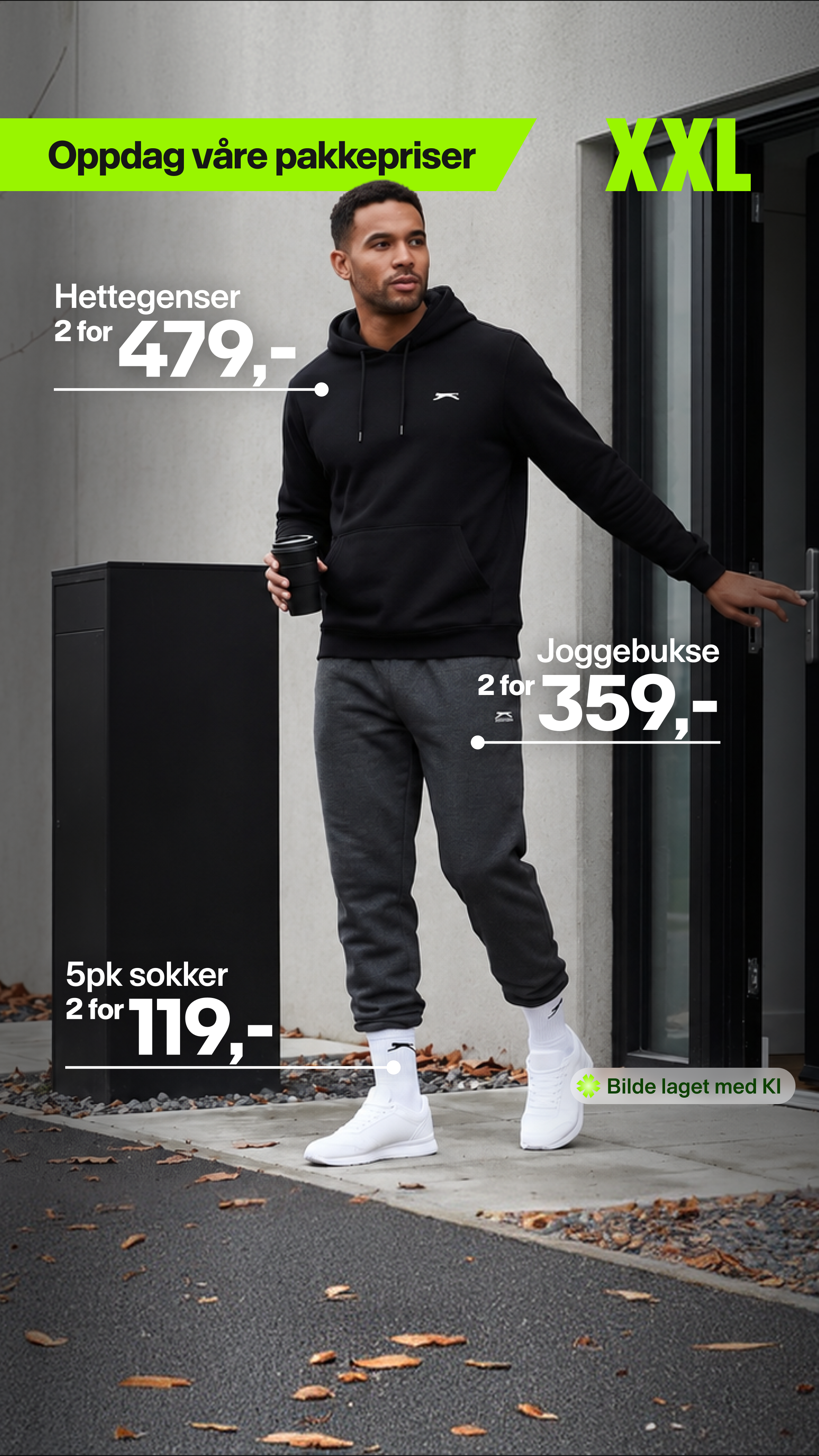 XXL Sport & Villmark Facebook ad: Spar mer på favorittene du bruker mest