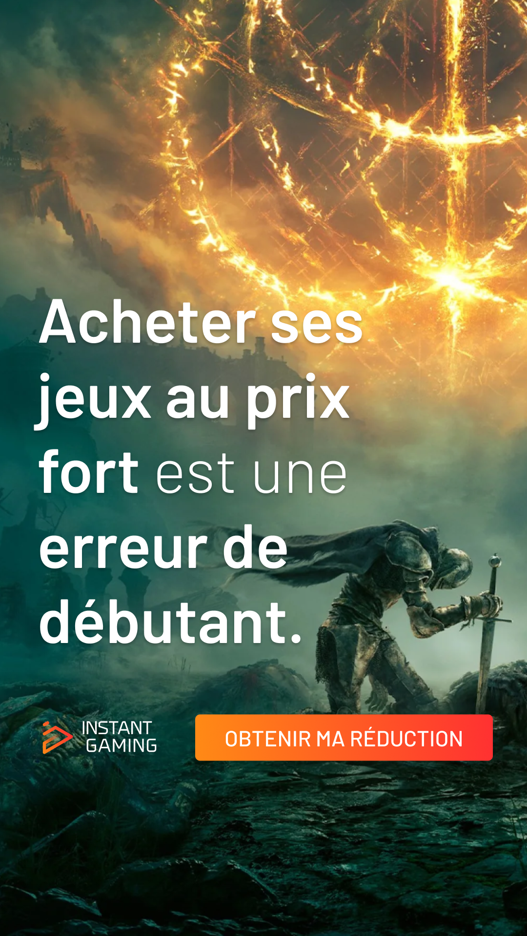 Instant Gaming Facebook ad
