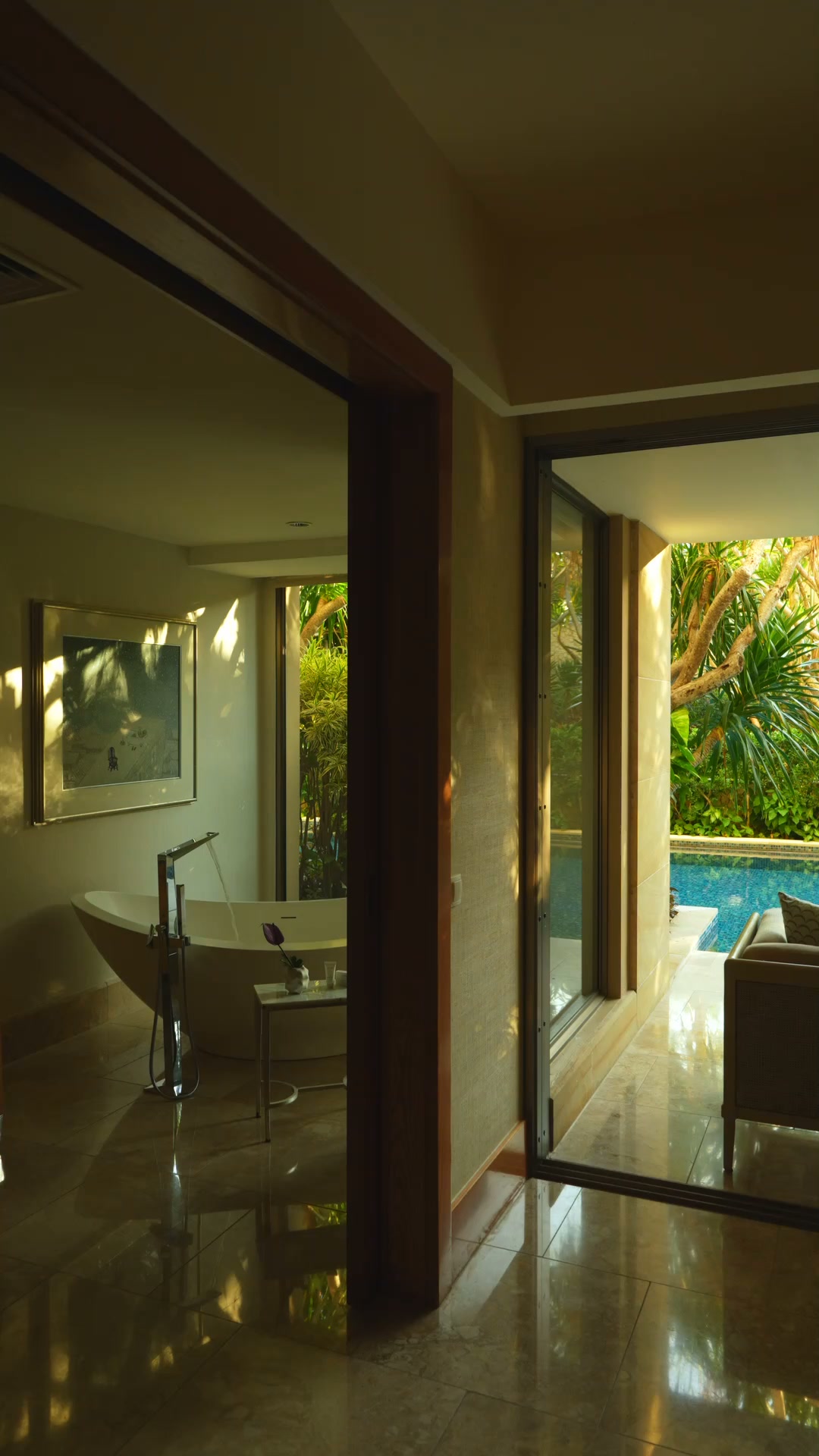 The Mulia, Mulia Resort & Villas, Bali Facebook ad: A slow morning, where the water meets your…
