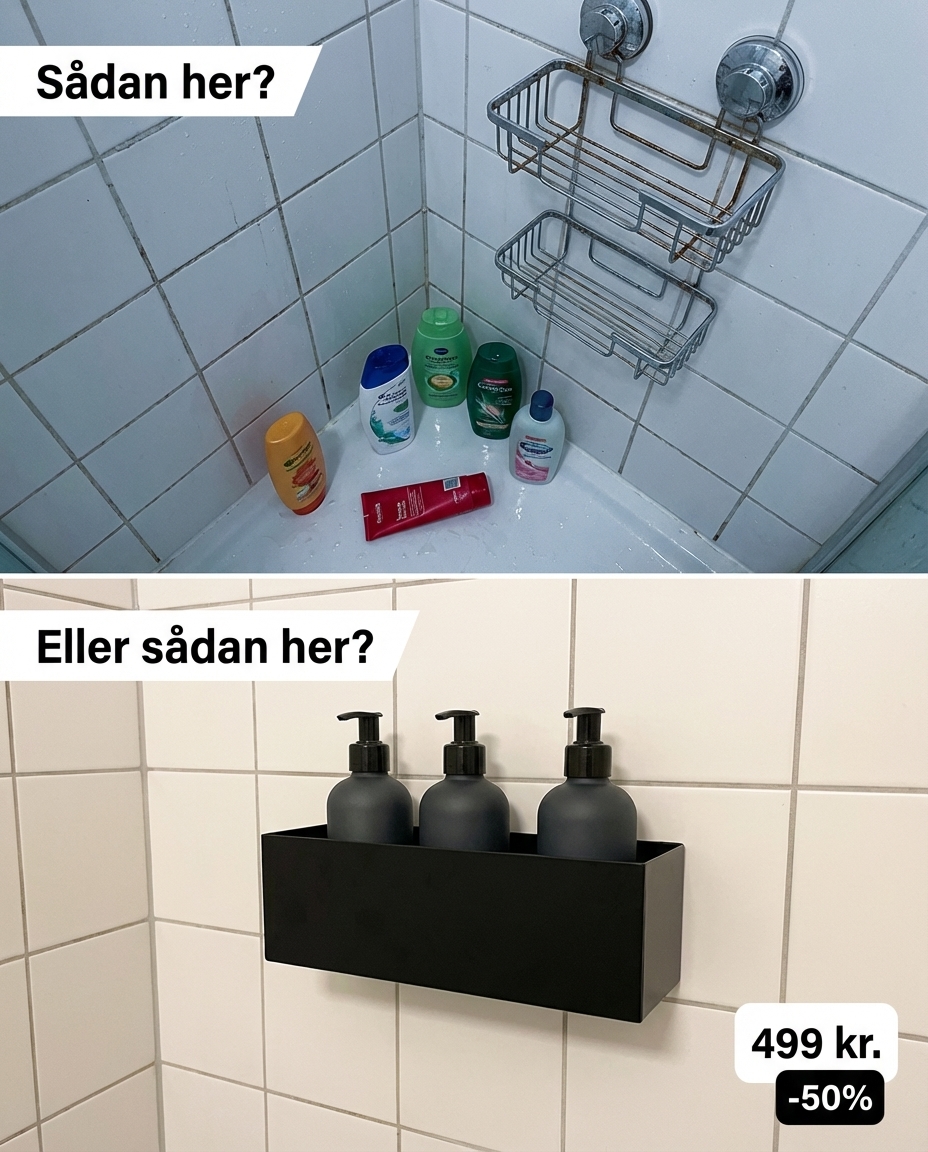 Bastant Design Facebook ad: Dansk håndværk. 50% rabat.