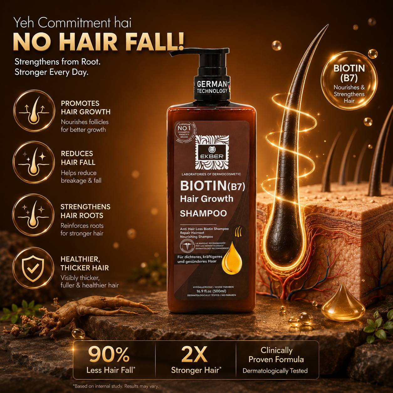 Hair vitamins Facebook ad: یک فیکیج خاص برای تقویت موها برای خانمها…