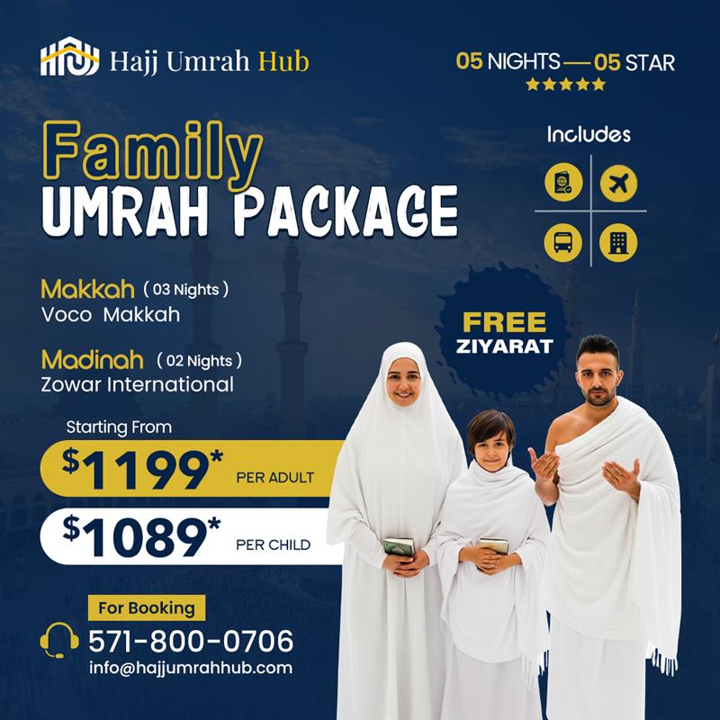 Hajj Umrah Hub USA Facebook ad