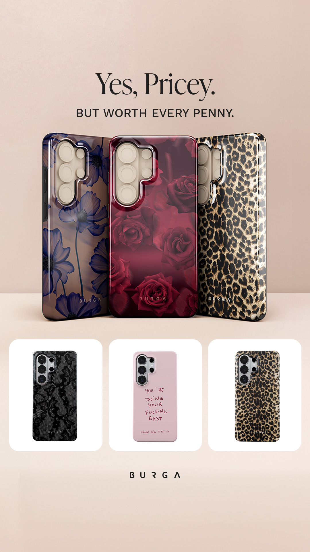 BURGA Cases Facebook ad