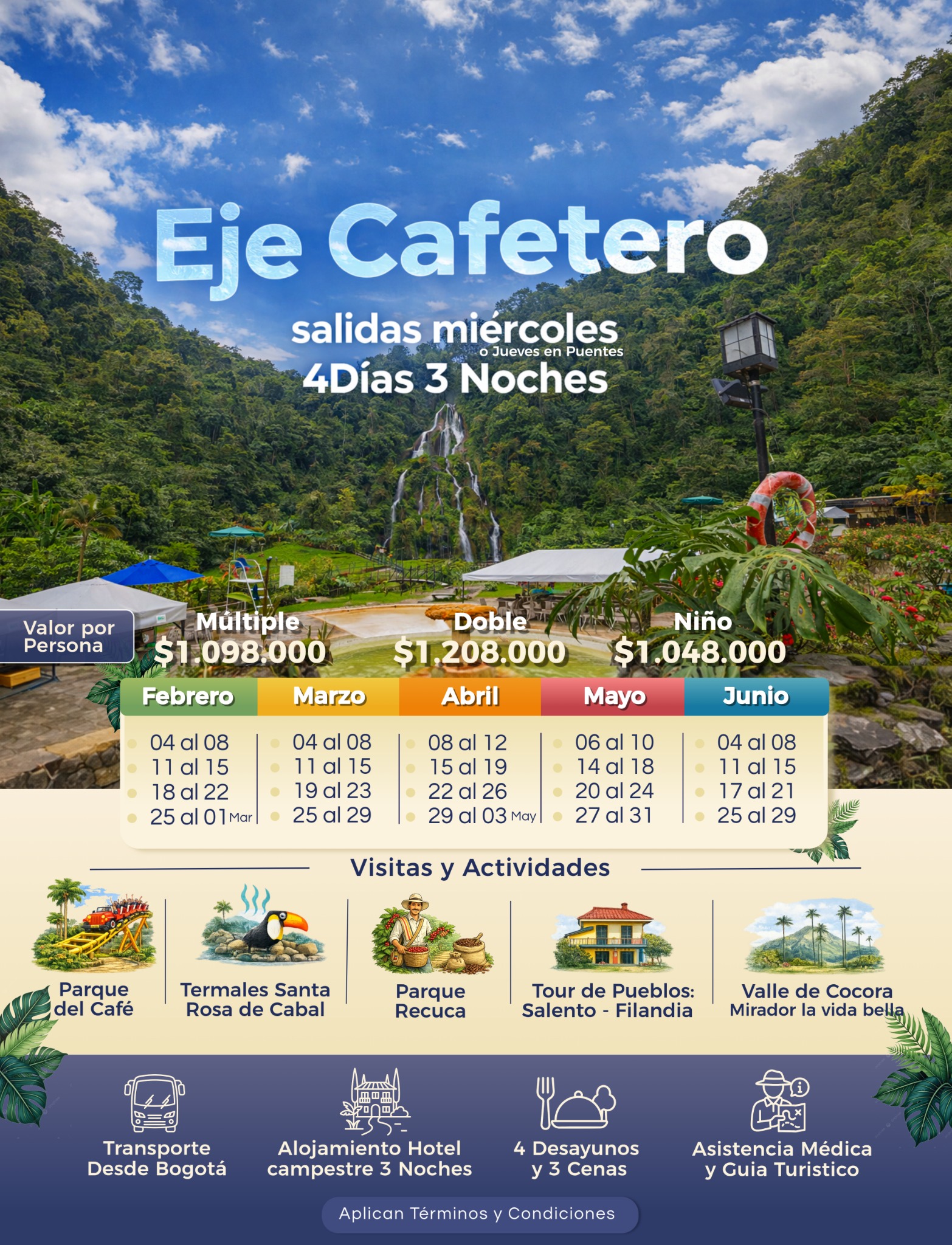 Turismauro Facebook ad: ¡Descubre Colombia como nunca antes!