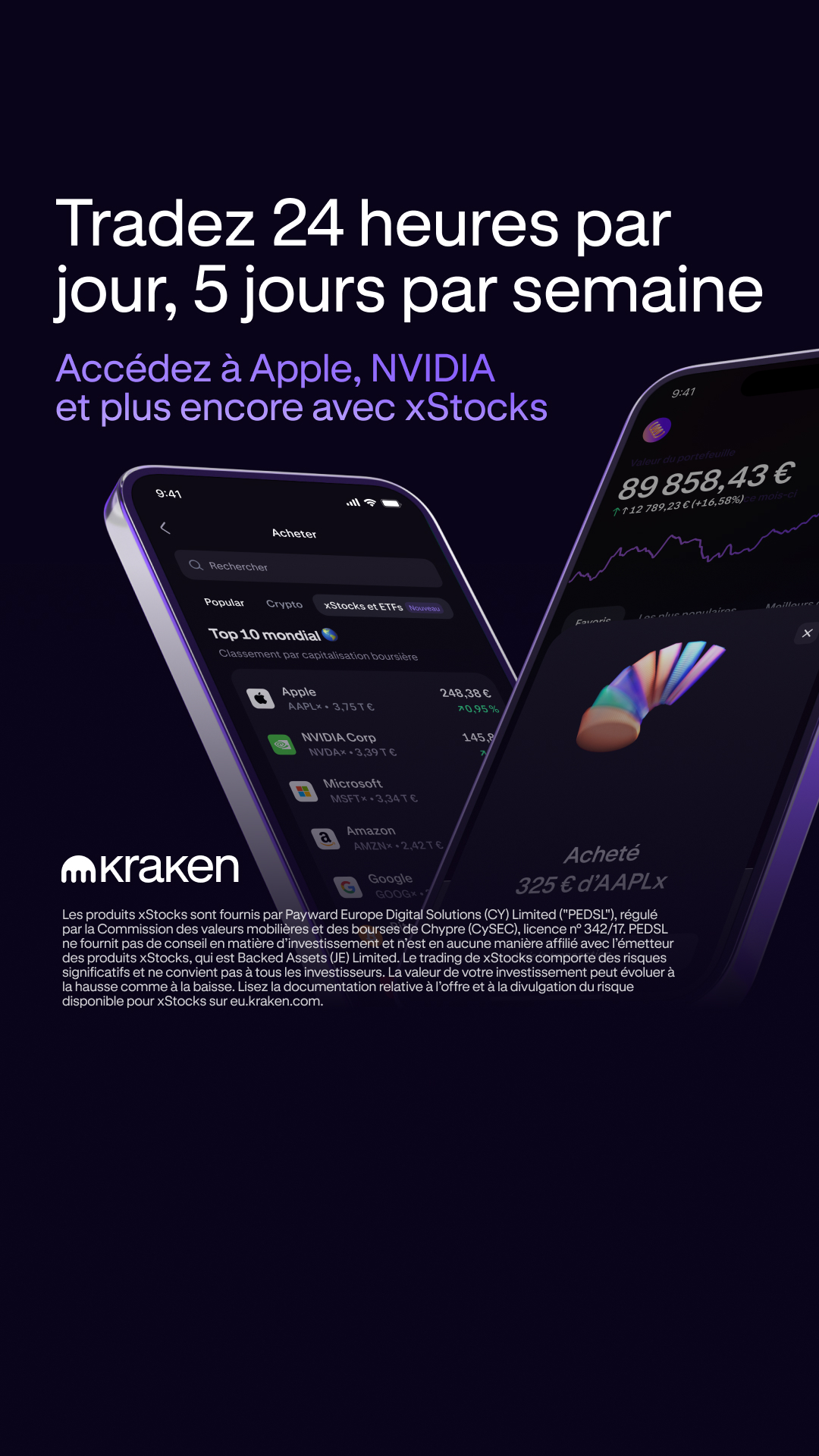 Kraken Digital Asset Exchange Facebook ad