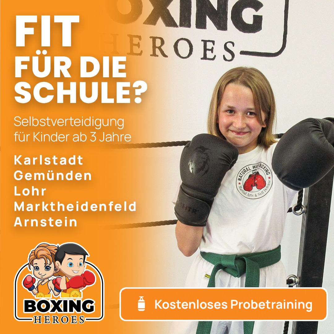 Natural Way Boxing Sportschule Facebook ad: Jetzt kostenfreies Probetraining vereinbaren