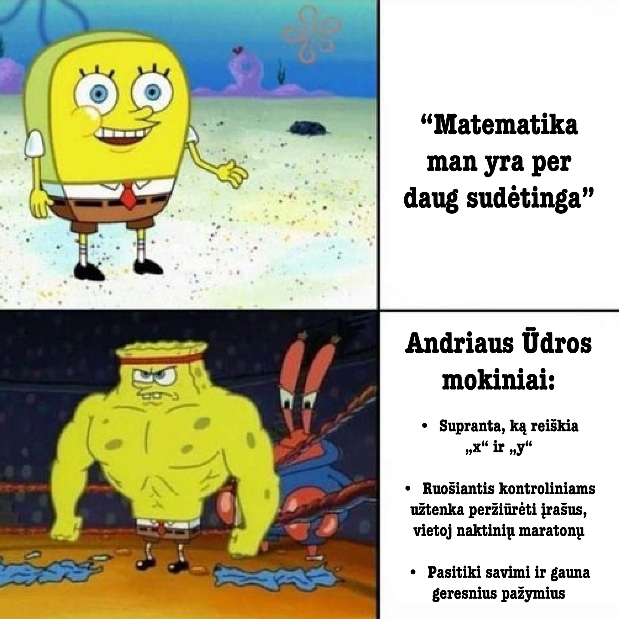 Matematikos mokytojas Andrius Ūdra Facebook ad