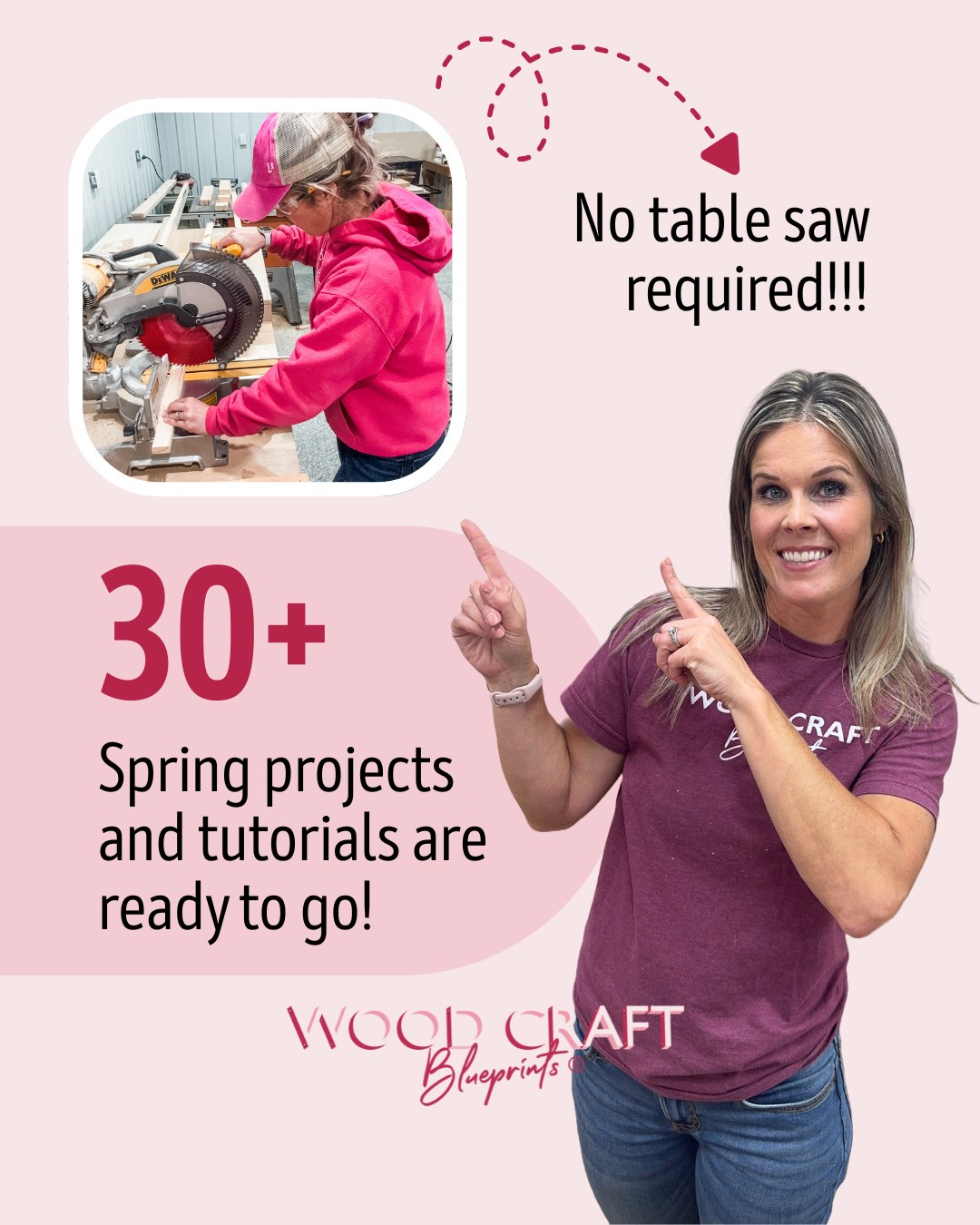 Wood Craft Blueprints with Jen Facebook ad