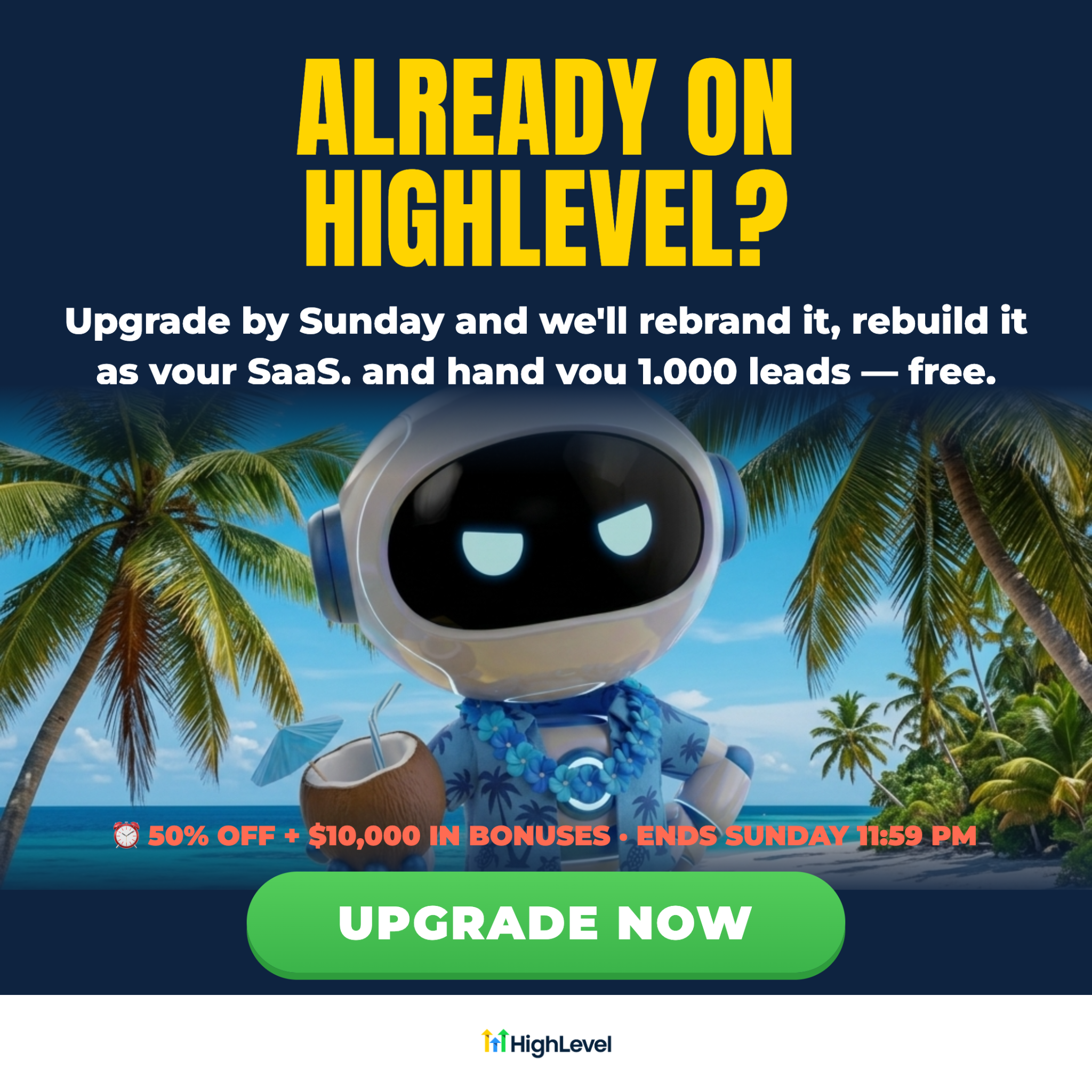 Andrew George Facebook ad
