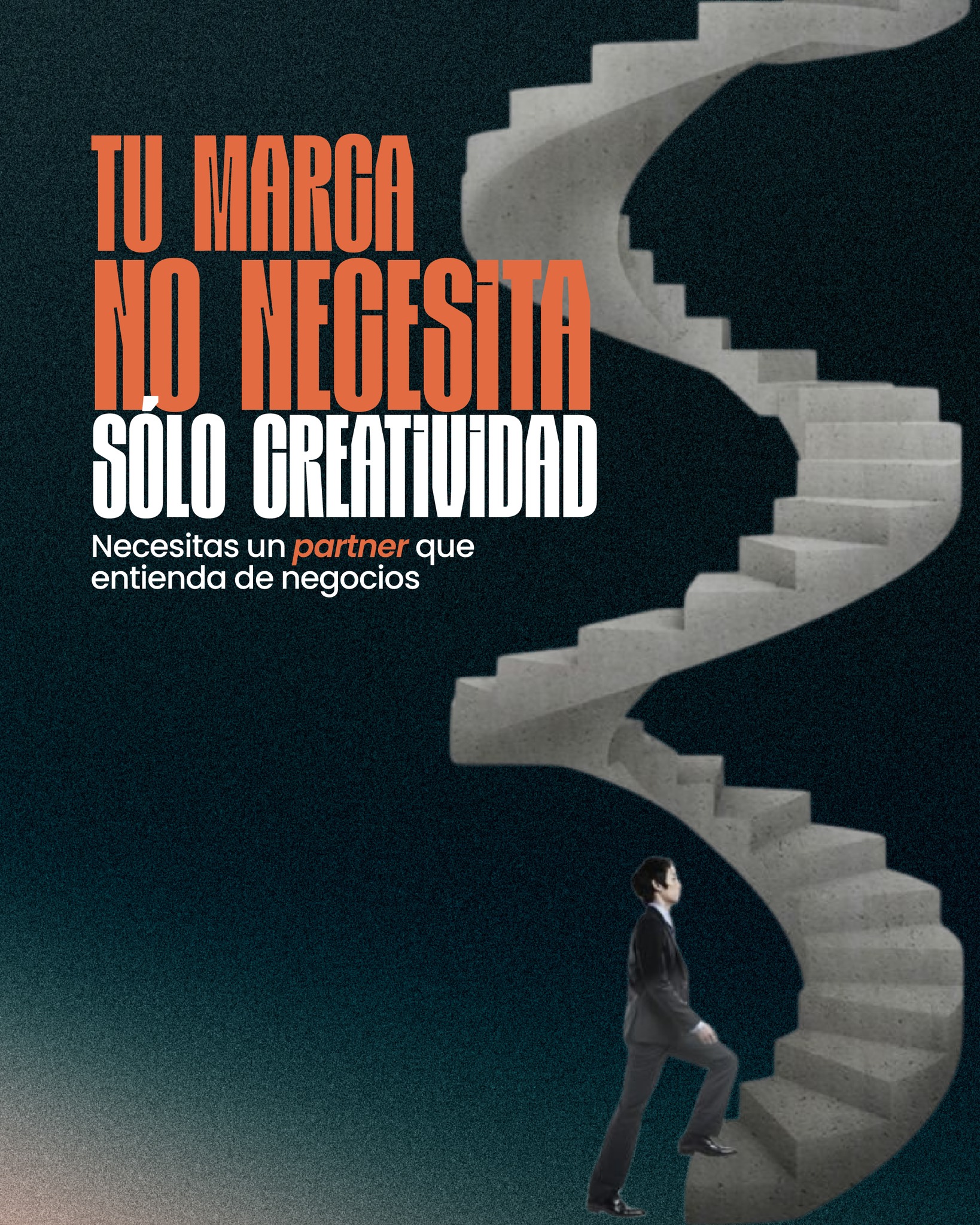 Rev Digital Agency Facebook ad: No alcanza con tener buenas ideas.