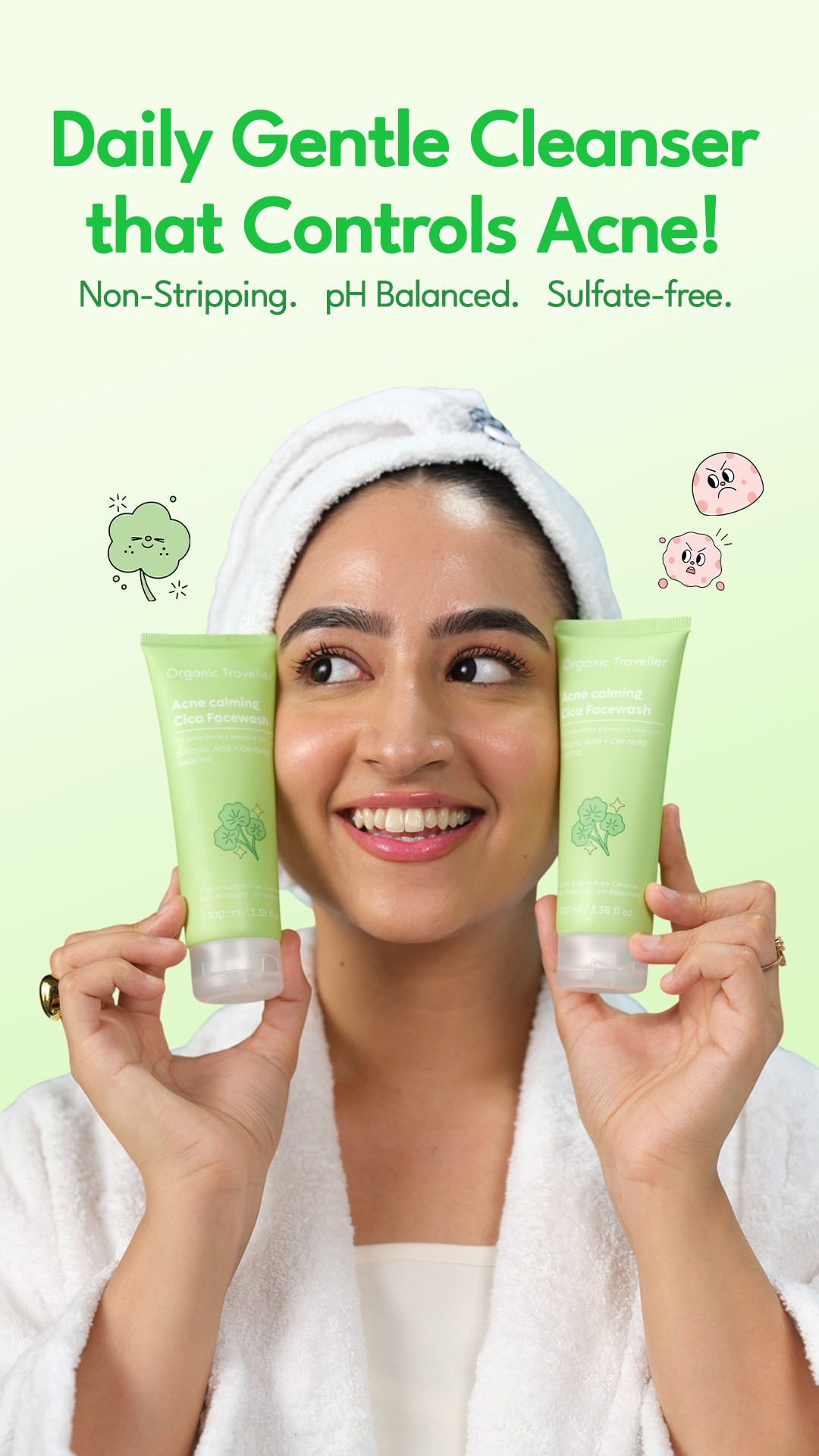 Organic Traveller - Skincare Facebook ad