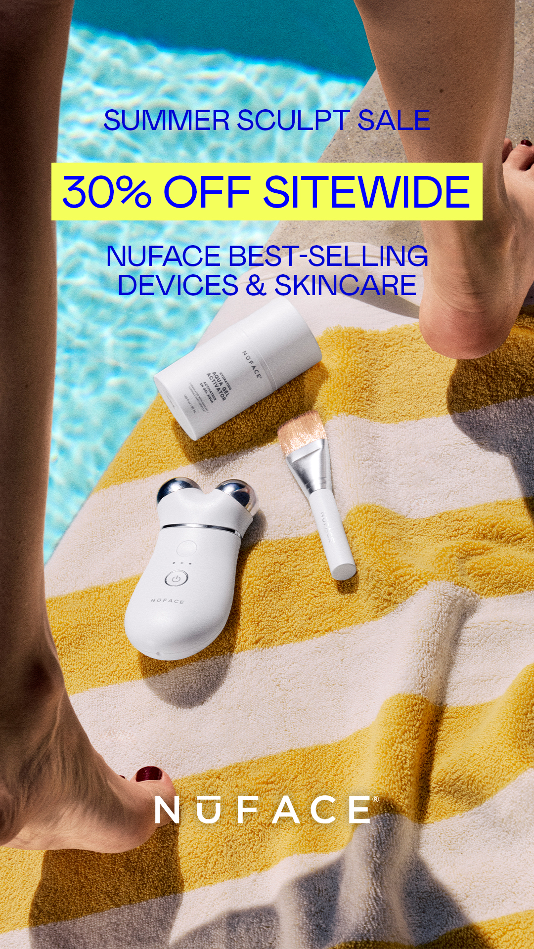 NuFACE Facebook ad