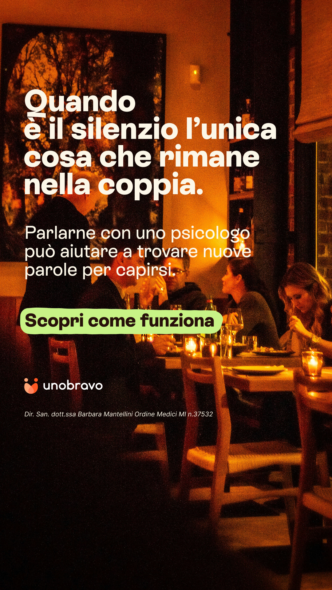 Unobravo Facebook ad