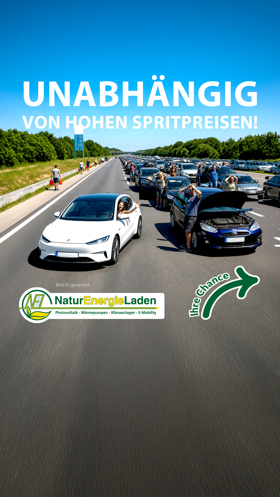Naturenergieladen Gmbh & Co.KG Facebook ad: Sonnige Grüße - Ihre Experten für Photovoltaik-Anlagen…