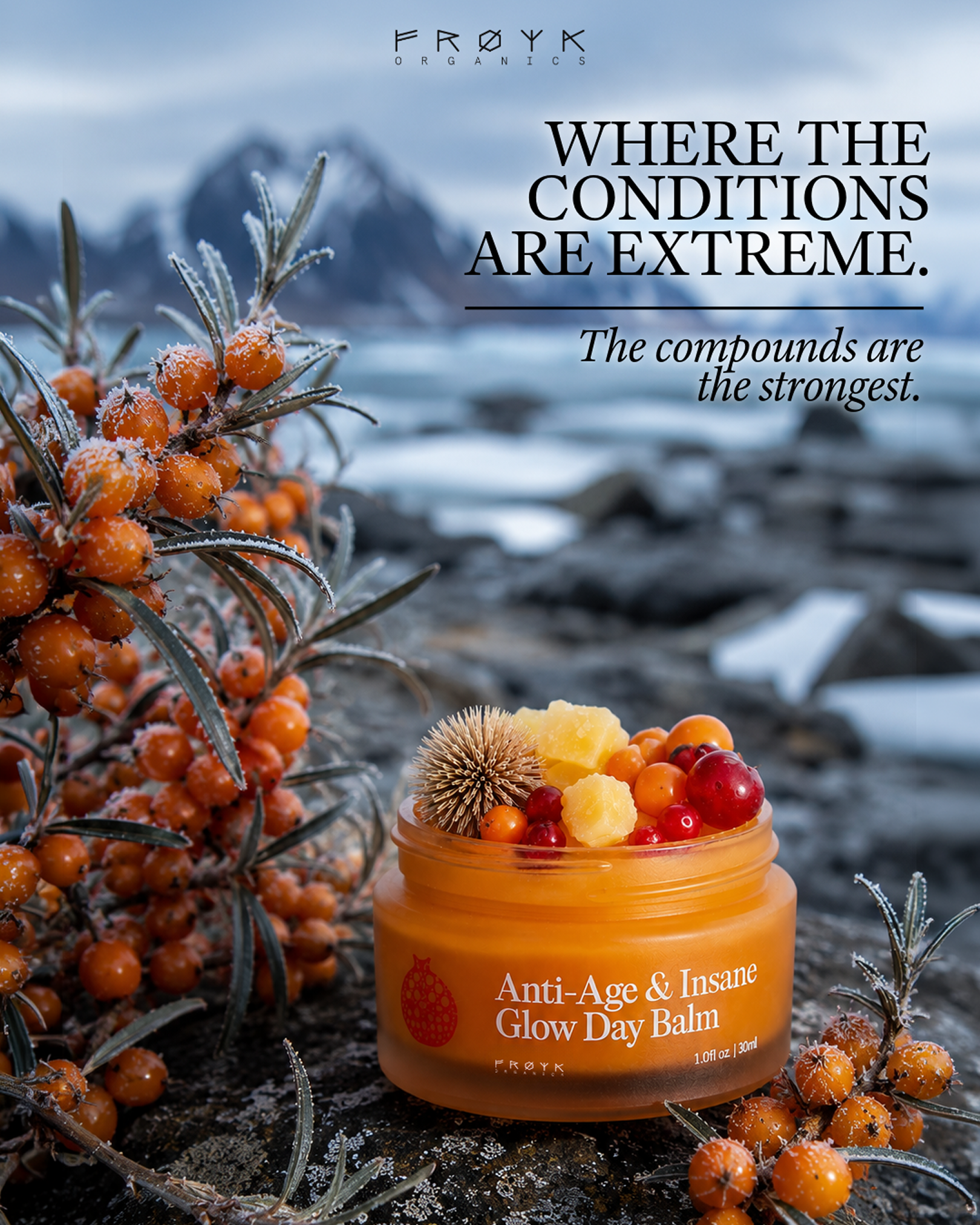 Frøya Organics Facebook ad