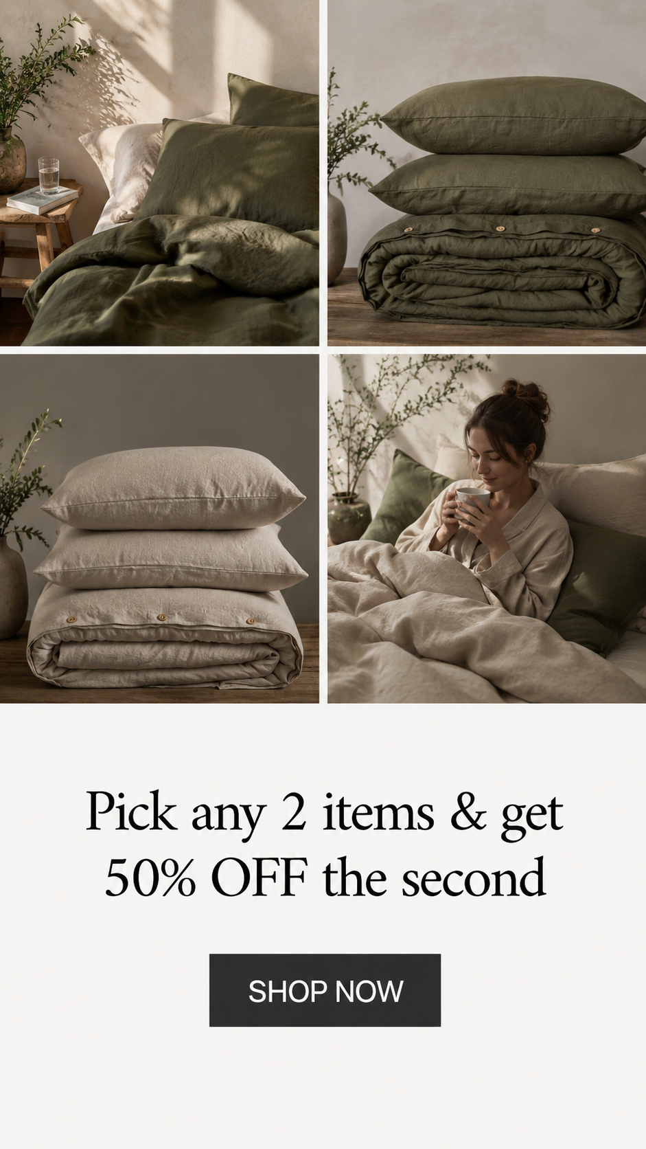 MagicLinen Facebook ad