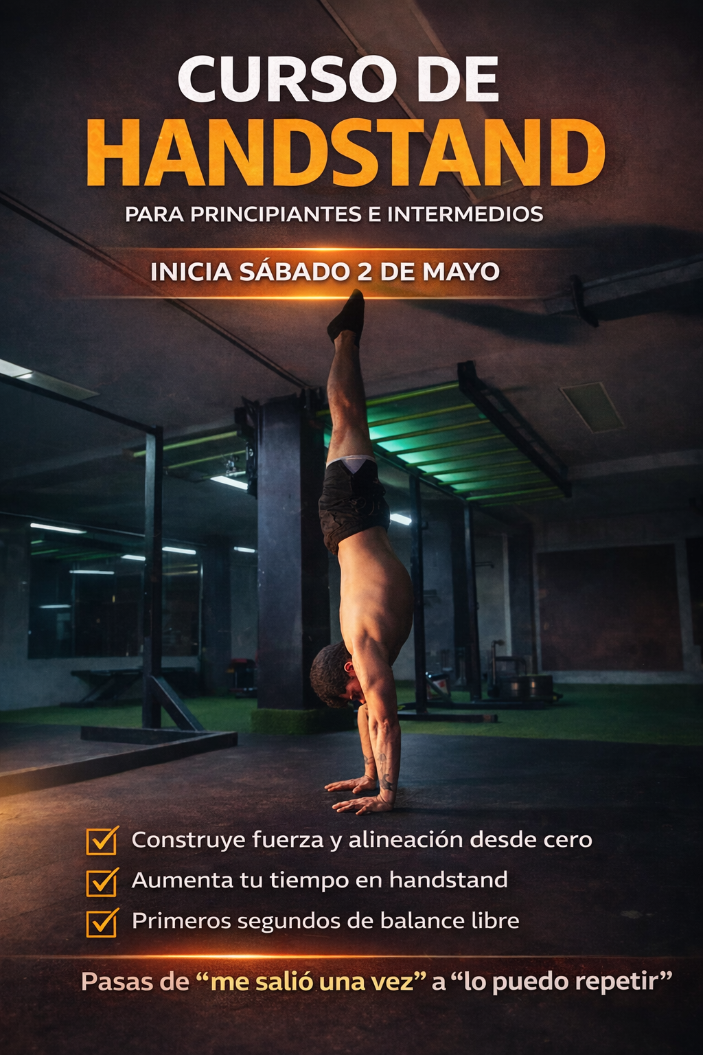 Guellerale calisthenic Facebook ad: RESERVA TU CUPO HOY
