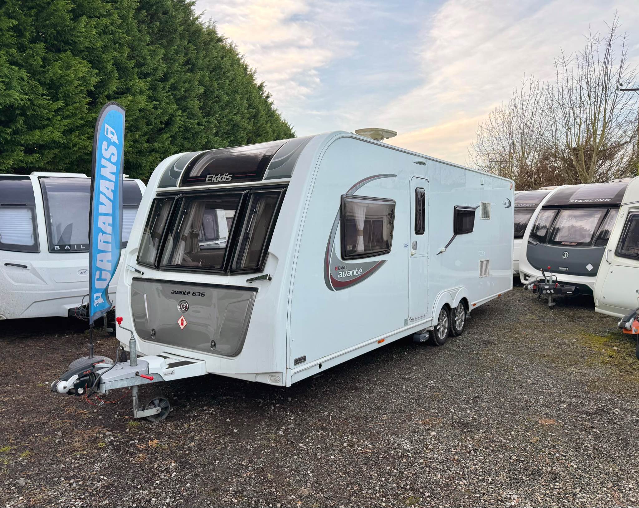 Dan Harrison Facebook ad: 2016 ELDDIS 6 BERTH TWIN AXLE CARAVAN - QUAD MOVERS…