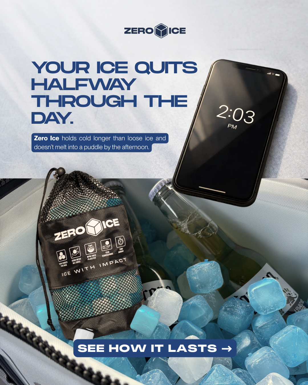ZERO ICE Facebook ad