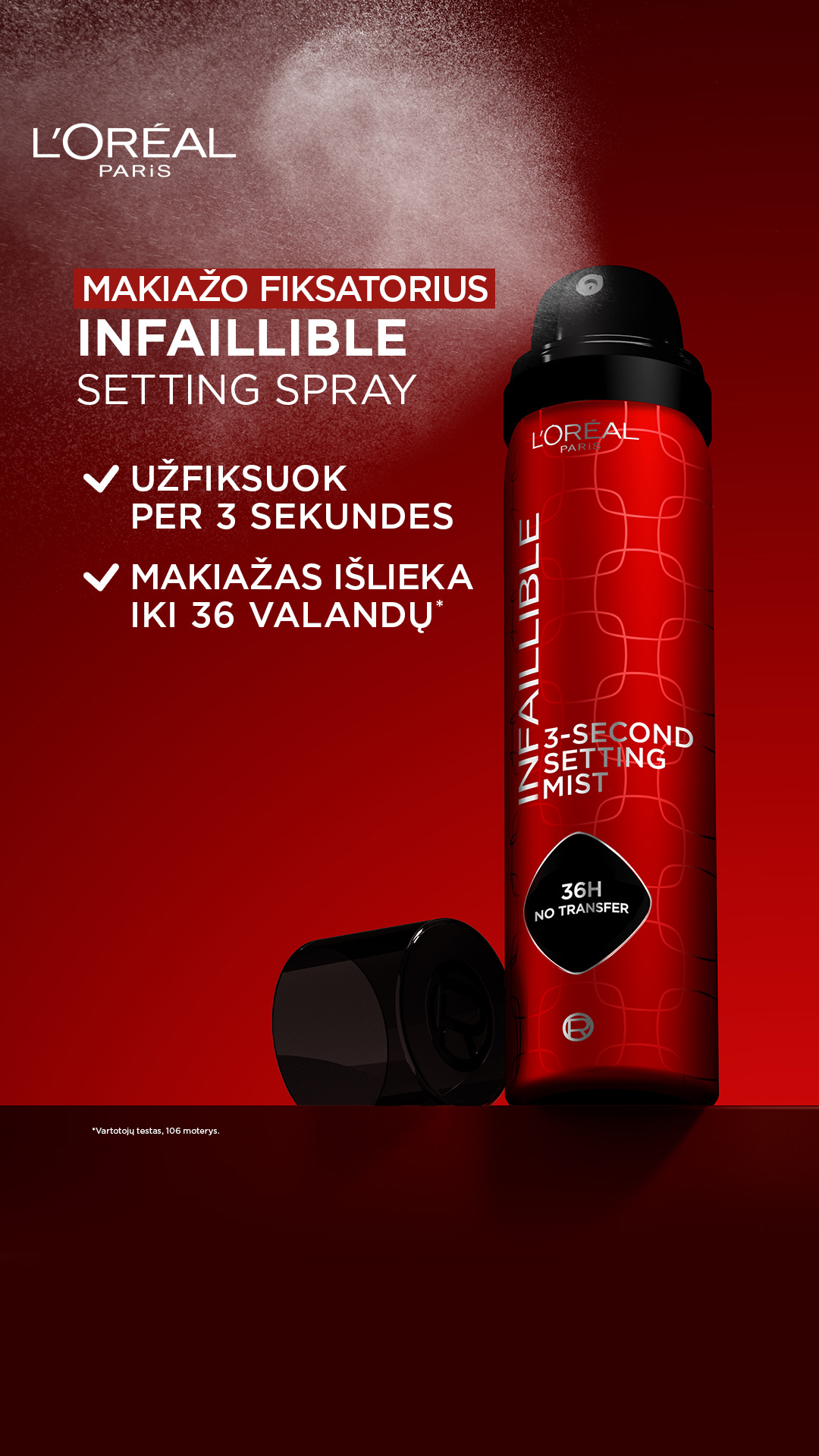 L'Oréal Paris Facebook ad from Jul 6, 2026