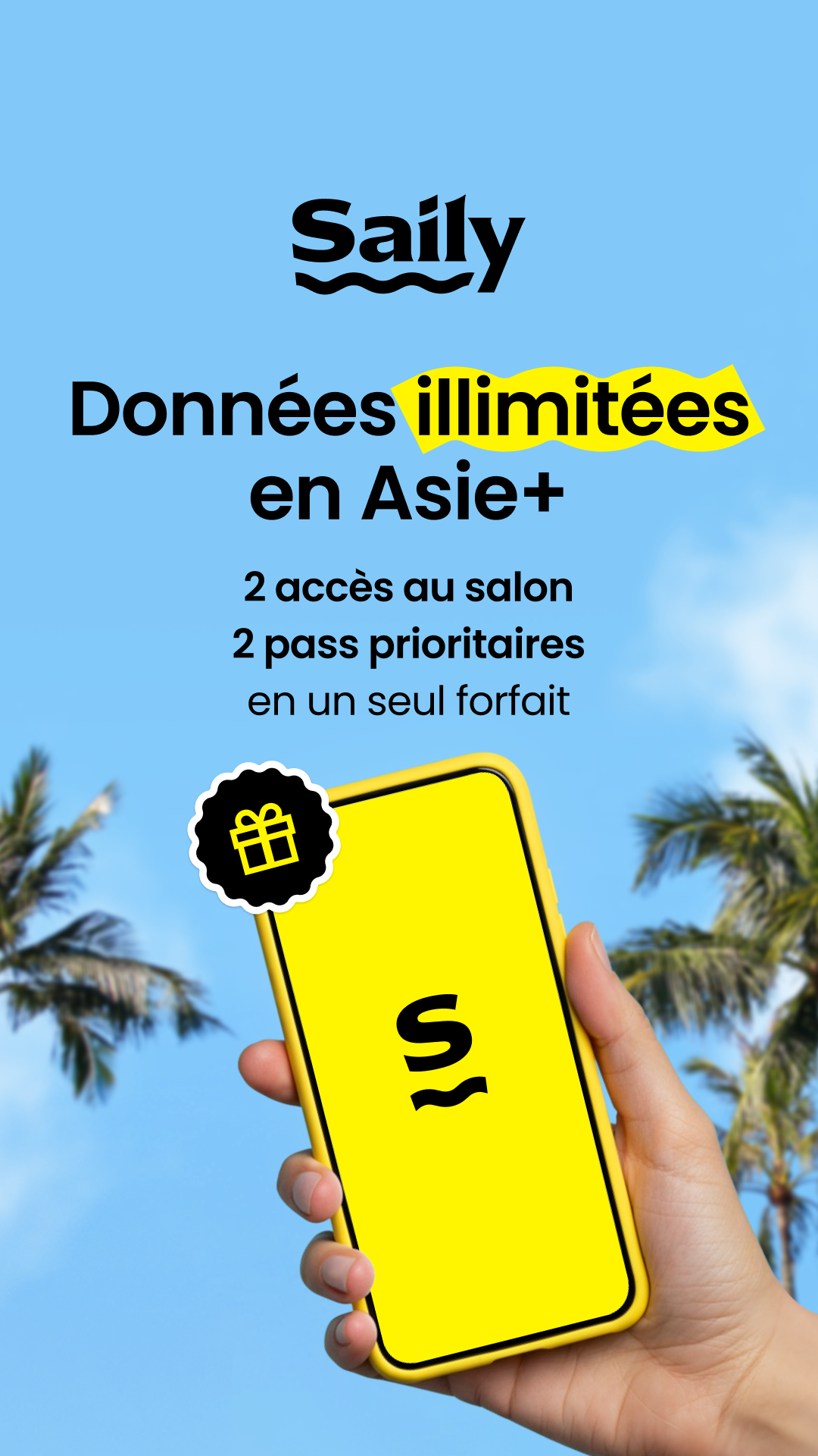 Saily Facebook ad