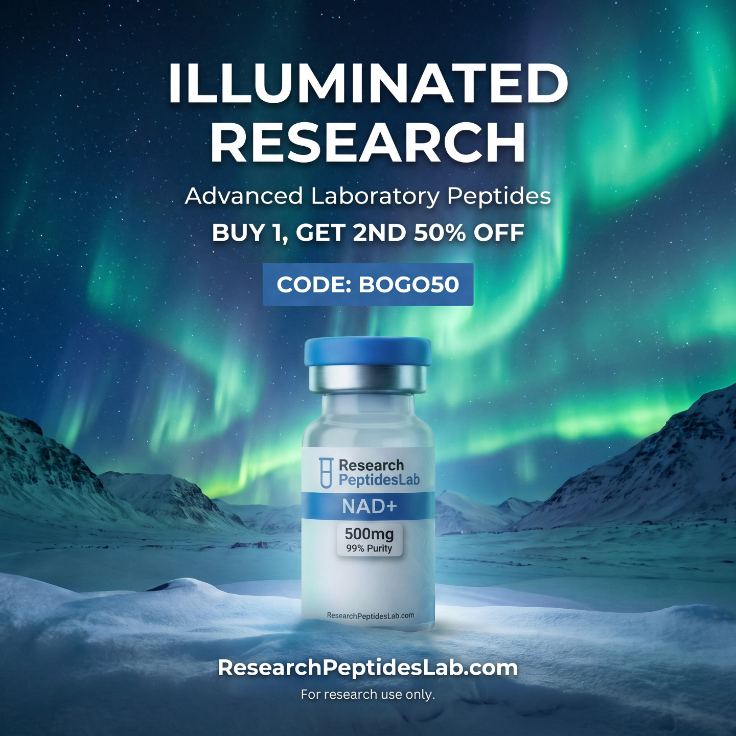Research Peptides Lab Facebook ad
