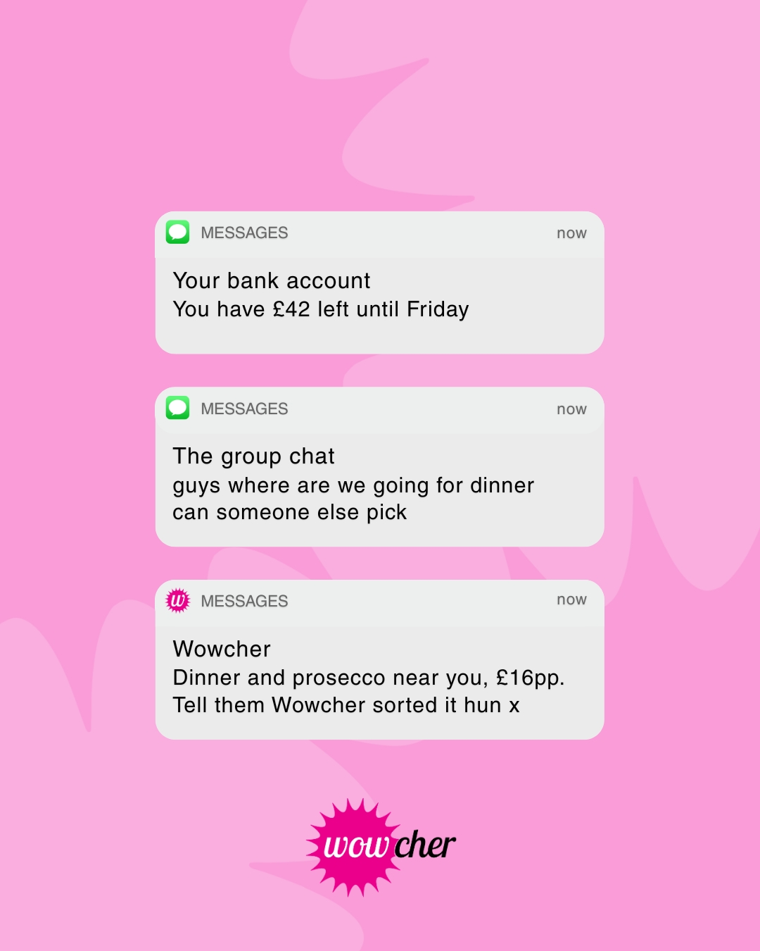 Wowcher Facebook ad