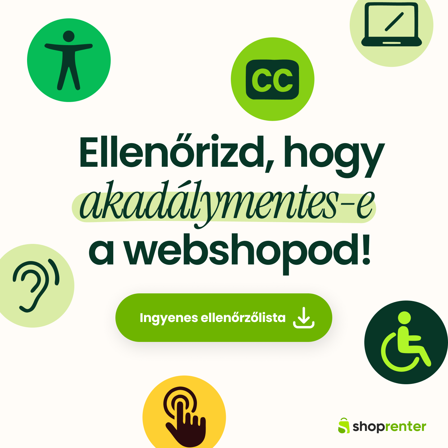 Shoprenter Facebook ad
