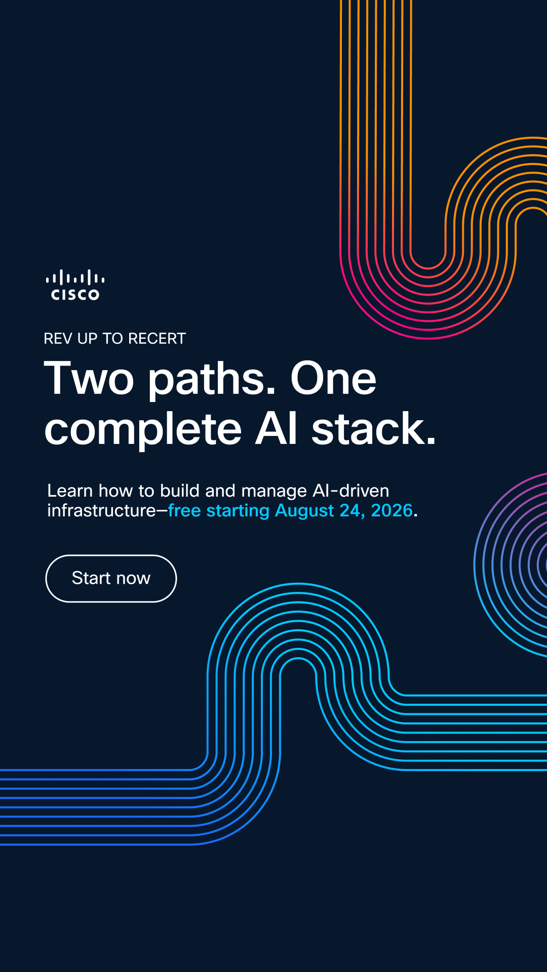Learn with Cisco Facebook ad