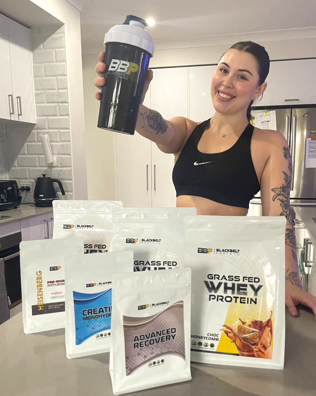 BlackBelt Protein Facebook ad