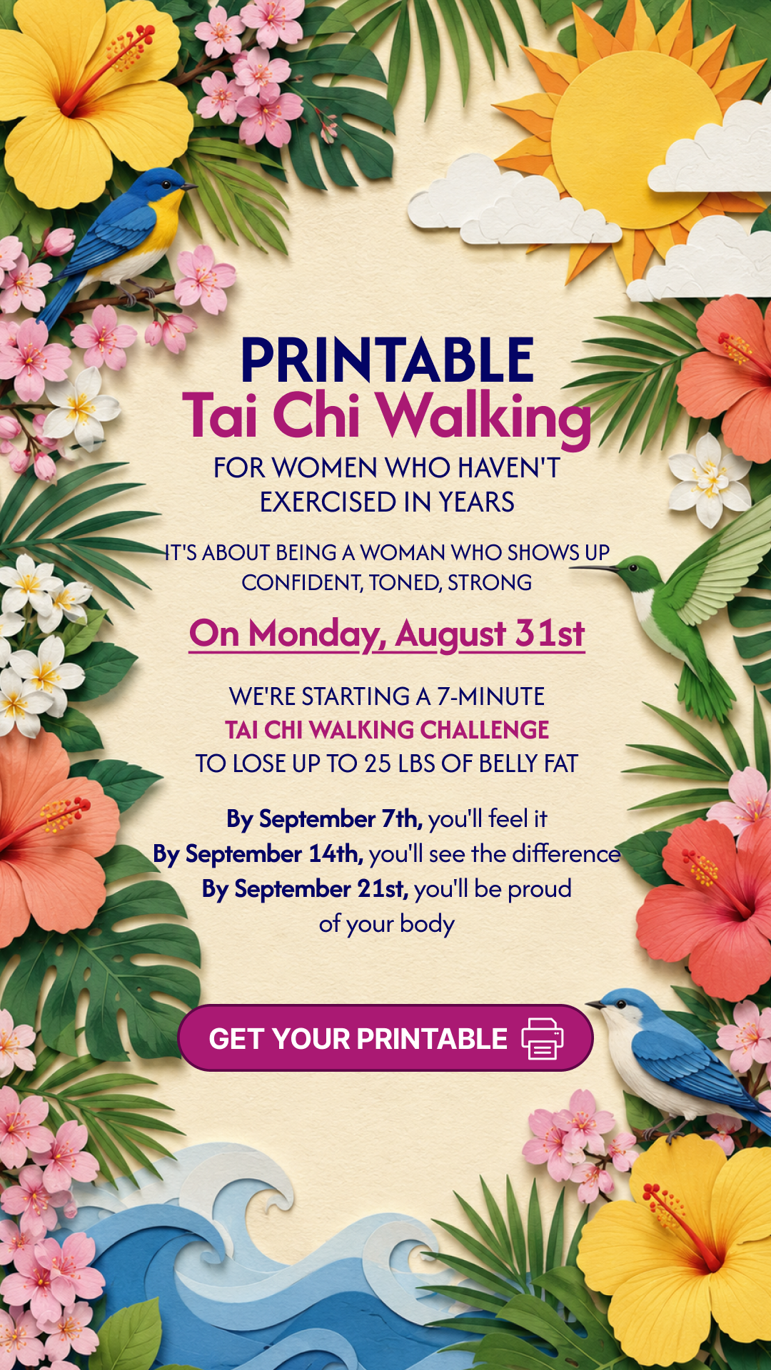 WalkFit Daily Walking Plan Facebook ad