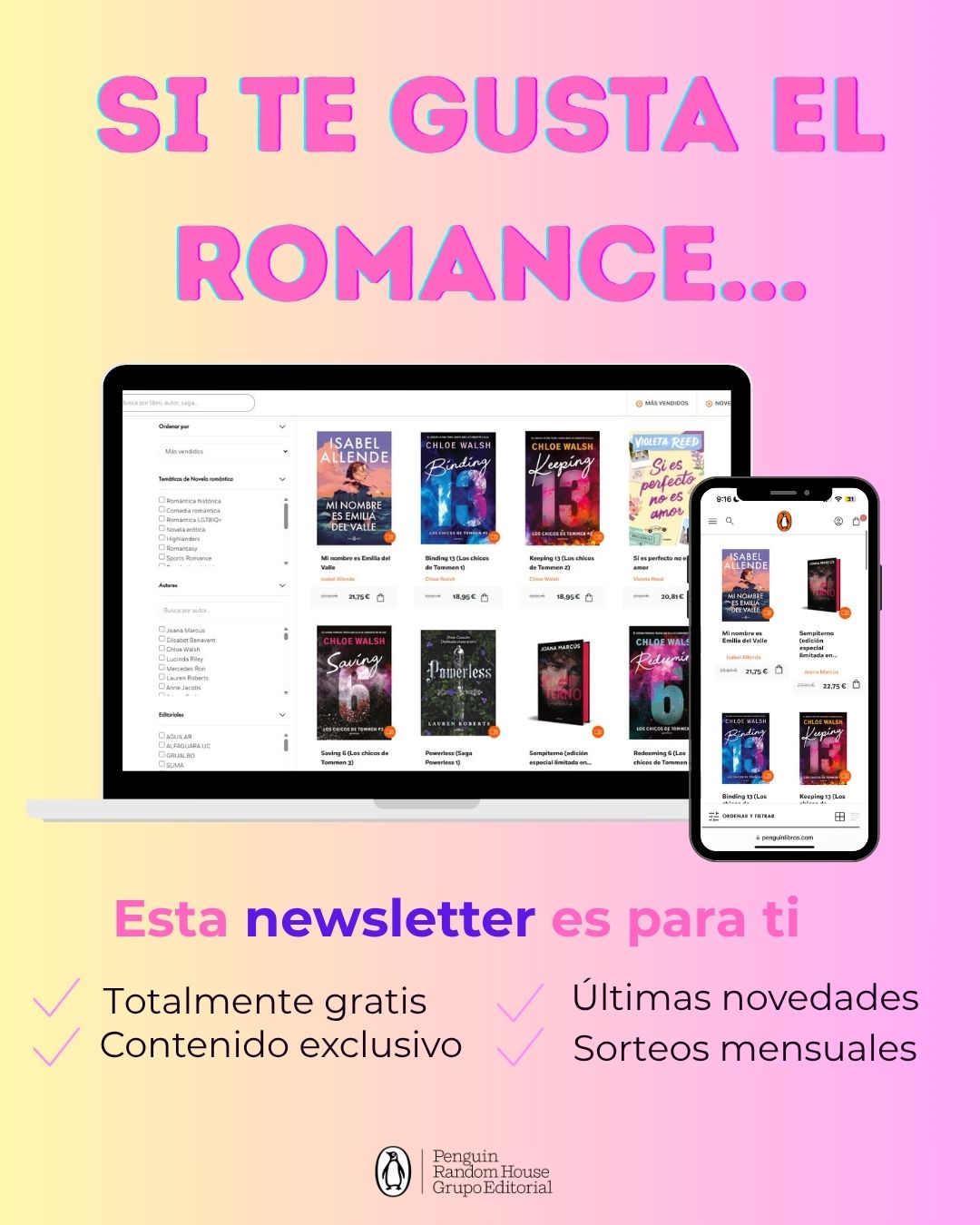 Penguin España Facebook ad