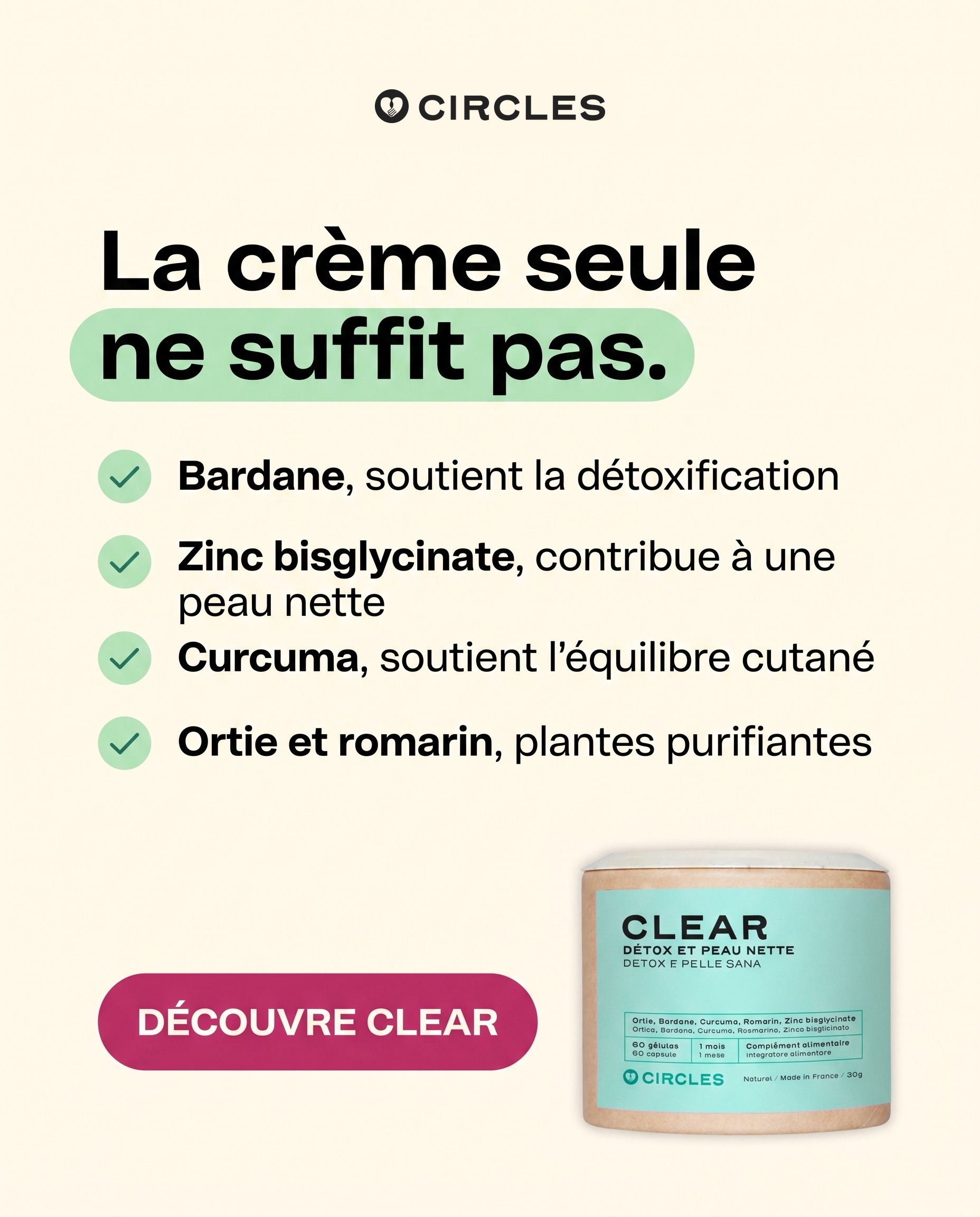 Circles Facebook ad