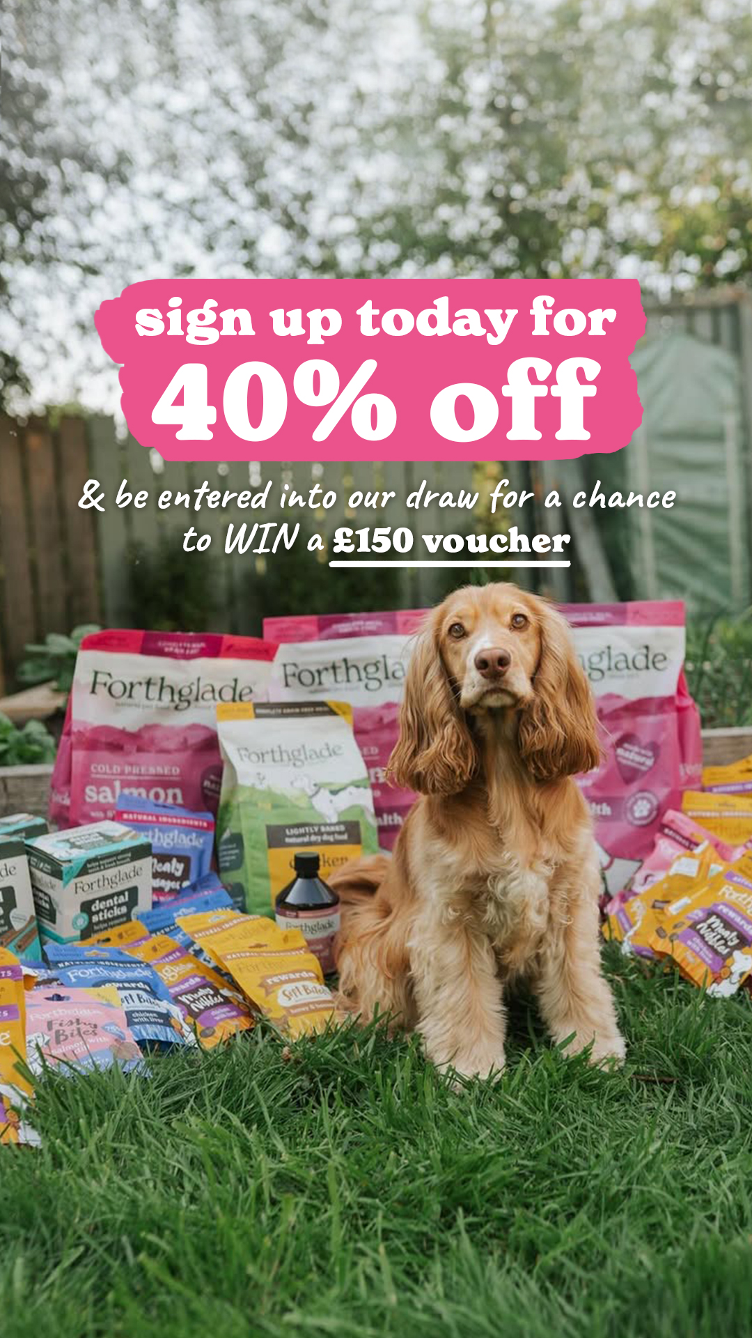 Forthglade Natural Pet Food Facebook ad