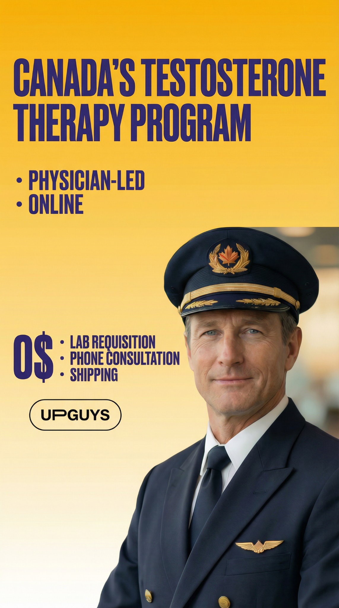 Upguyshealth Facebook ad