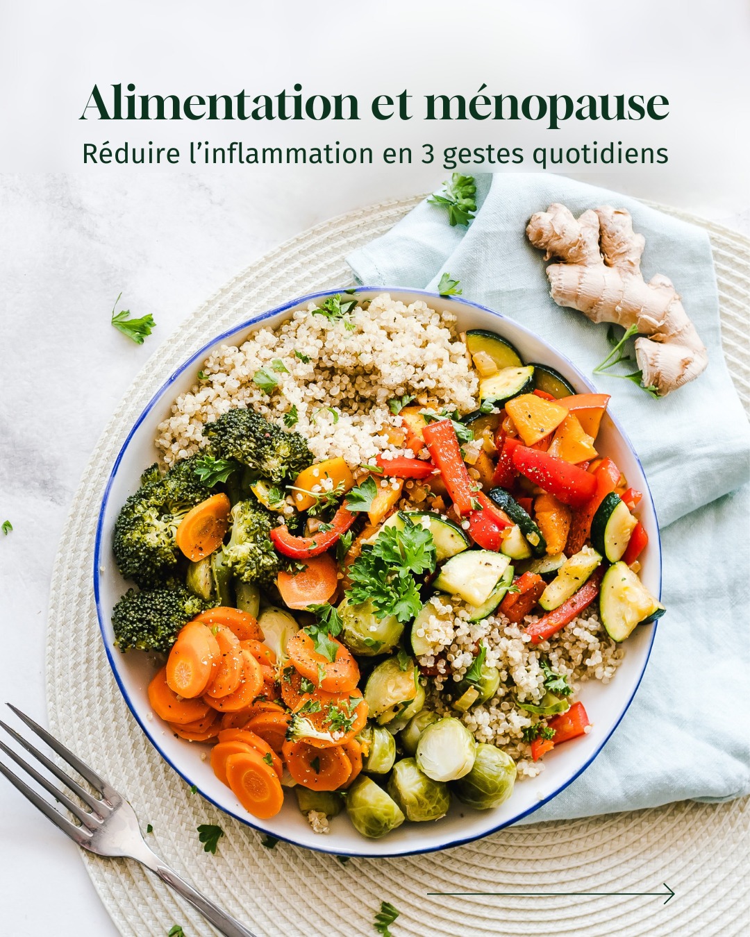 LPEV Laboratoire Facebook ad: À la ménopause, l’alimentation peut devenir un véritable…