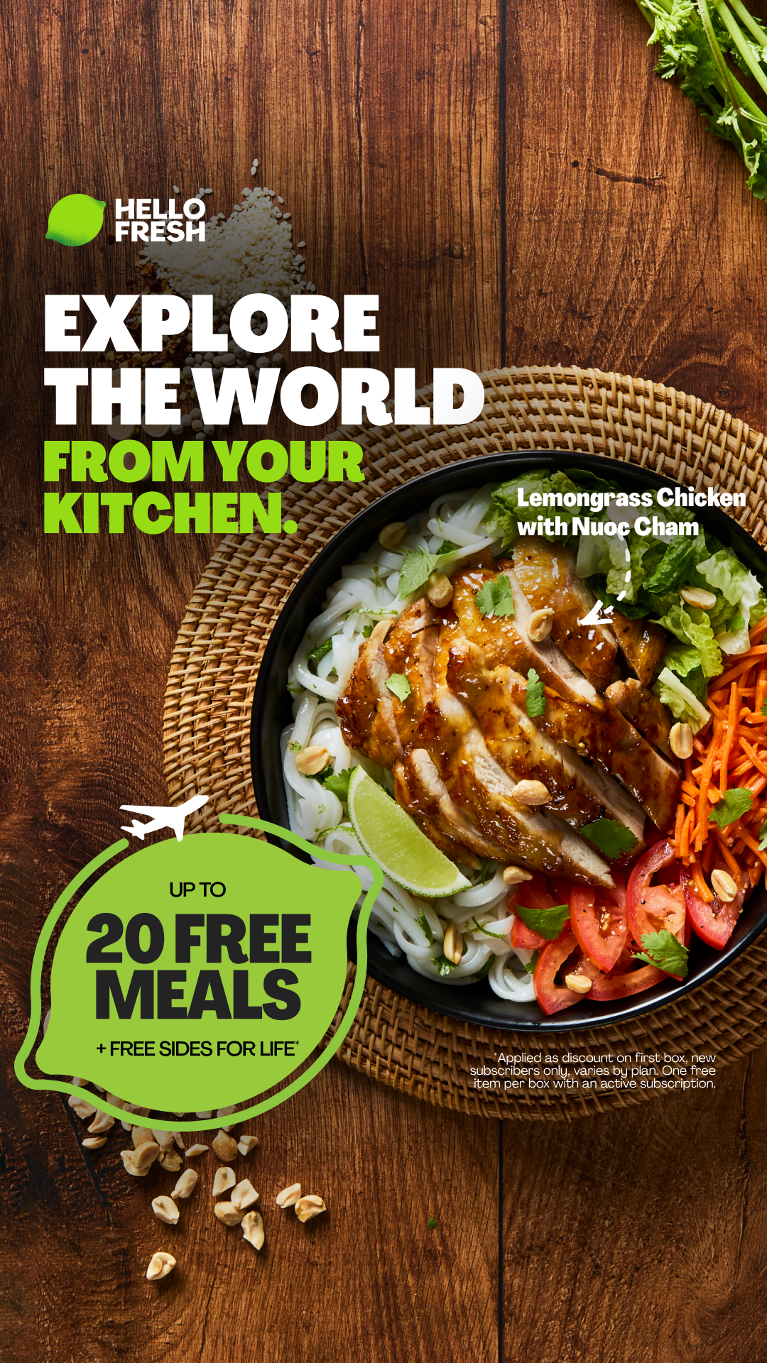 HelloFresh Facebook ad