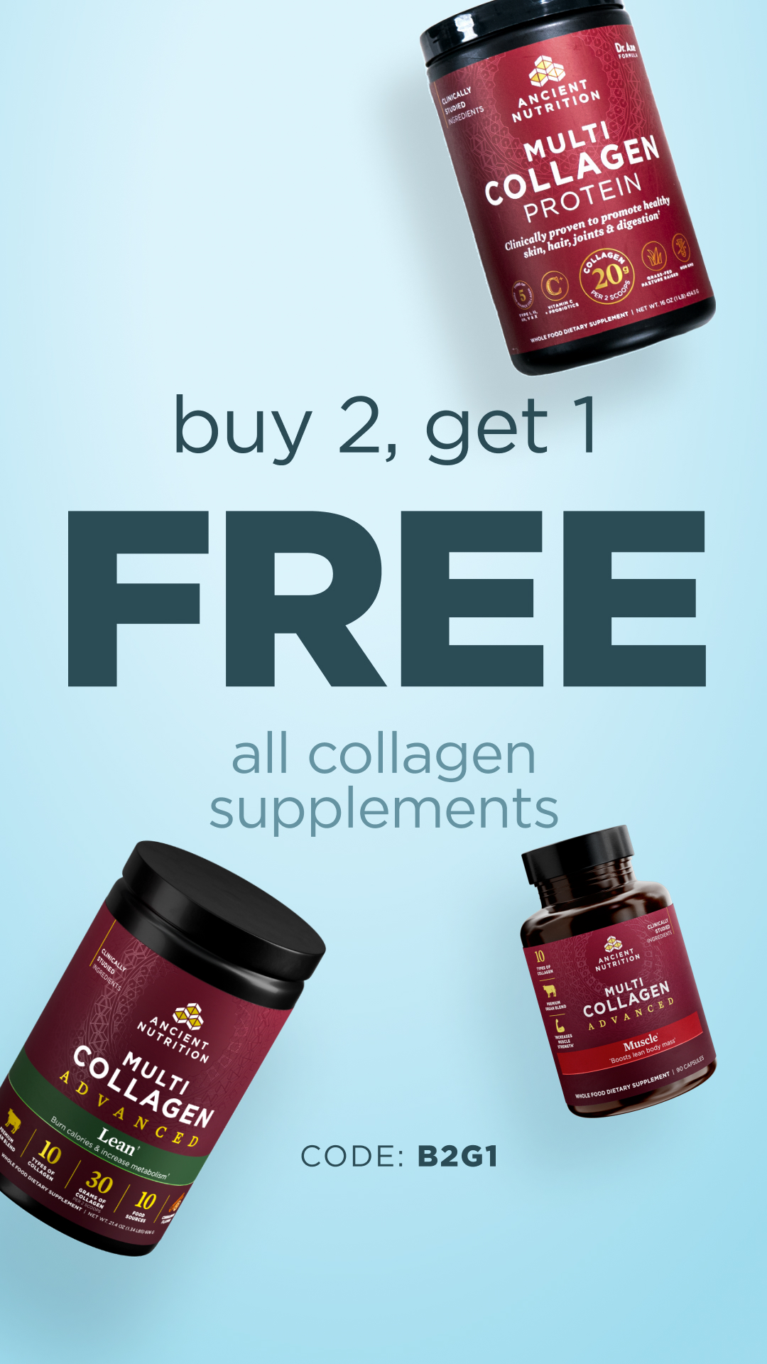 Ancient Nutrition Facebook ad