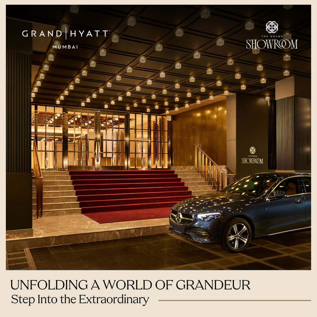 Grand Hyatt Mumbai Facebook ad: Imagine a venue that's equal parts glamour, culinary…